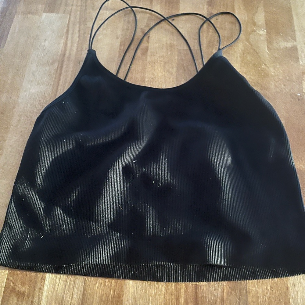 Tank crop top size large